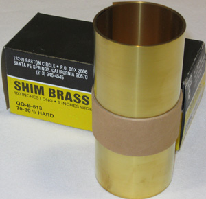 SHIM STOCK .003 6X100  STAINLESS STEEL